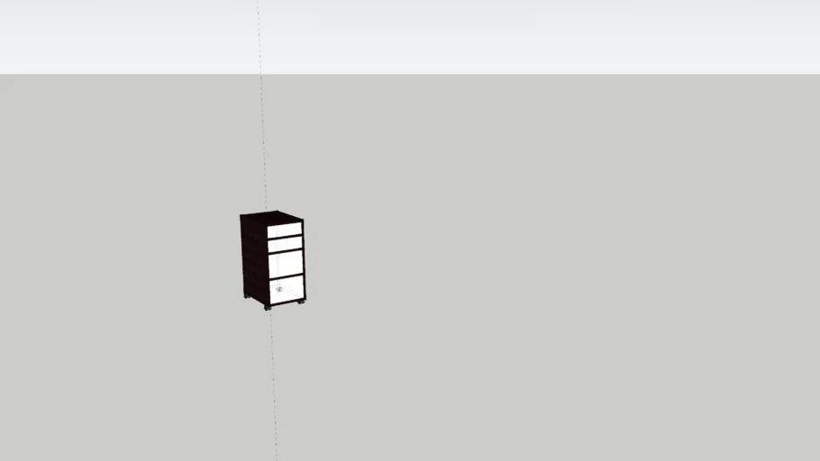 Caisson à tiroirs sur roulettes IKEA. Modèle : MICKE