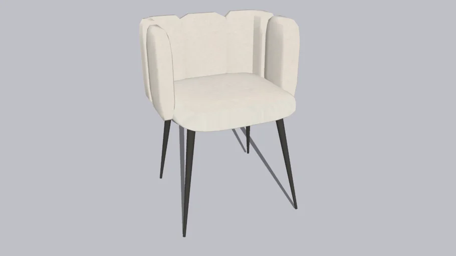Chaise maille bouclette 
