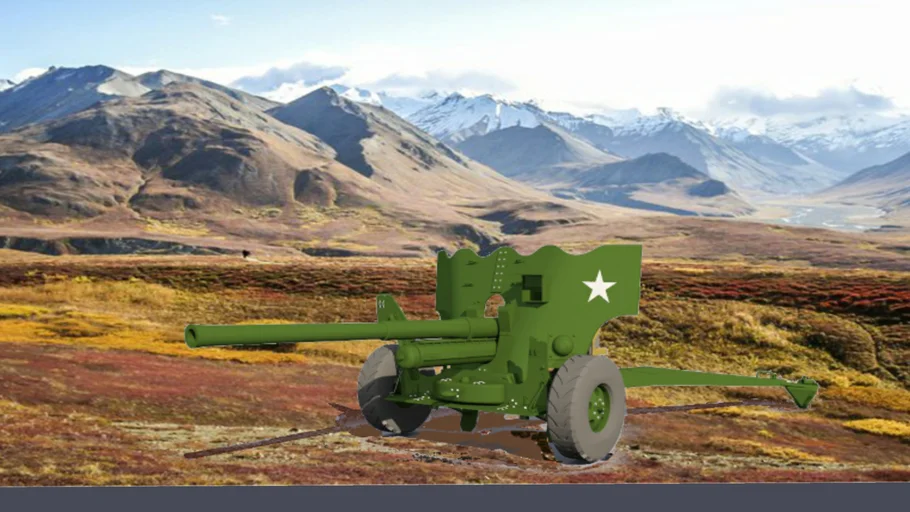 US  M1-  57MM  WW2  ANTI TANK