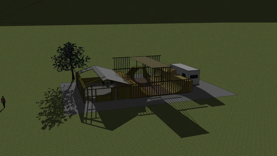 half-built skate shack