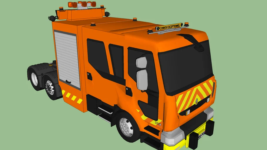 Renault Milduim Convoi exceptionnel