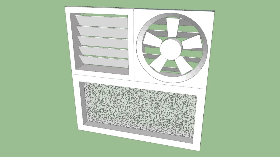Exhaust Fan 14" x 14"