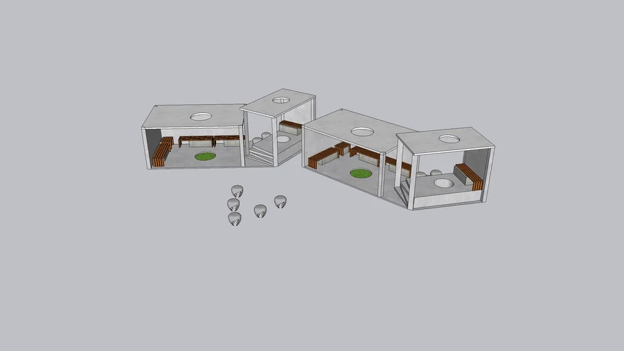 outdoor seating campus