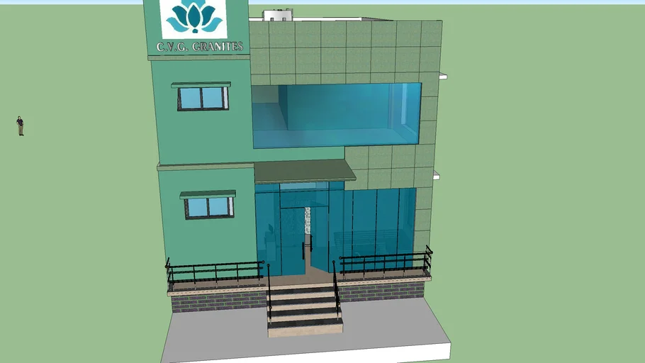 G+1 office, Granite office