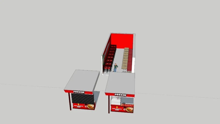 Booth Ayam Geprek Prekin
