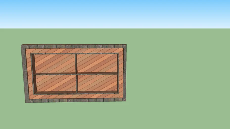very basic wood shadow box | 3D Warehouse