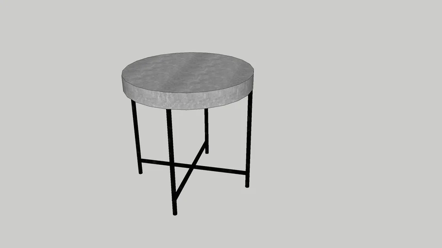 JYSK BANKEHUSE Ø50 CONCRETE COFFEE TABLE