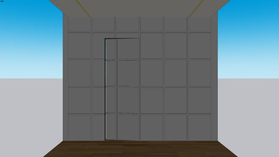 Modern Hidden Door Paneling 