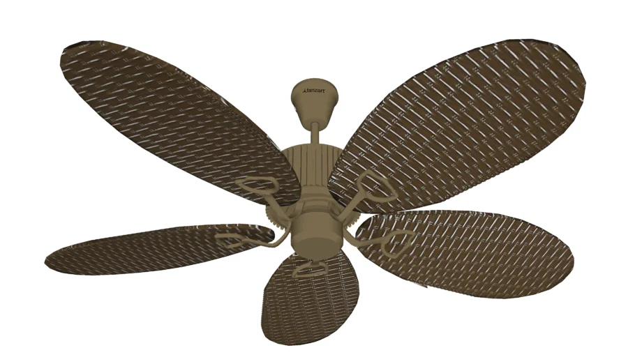 BAHAMA - Designer Fan by Fanzart VRAY Ready Fan