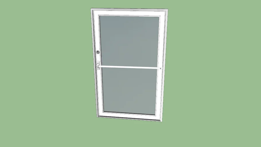 Puerta abatible de Vidrio