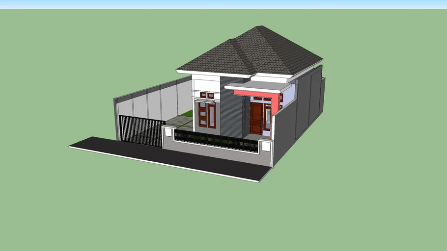 type 54 facade minimalis modern