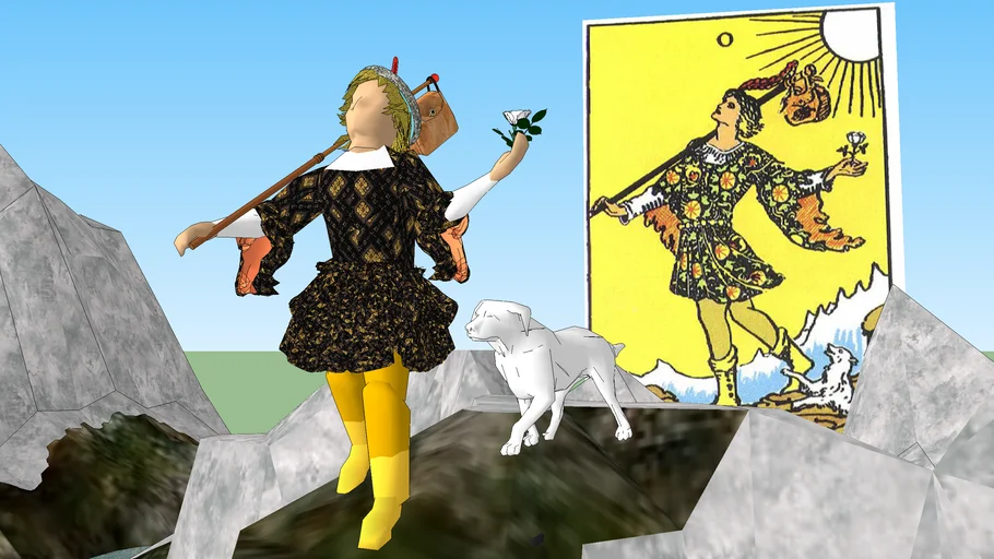 3D Tarot - Major Arcana - The Fool