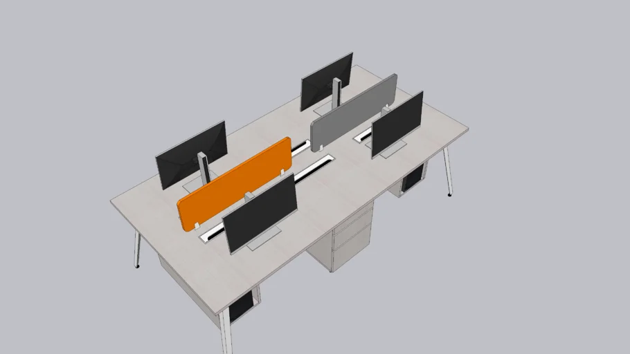 Work station 4 people