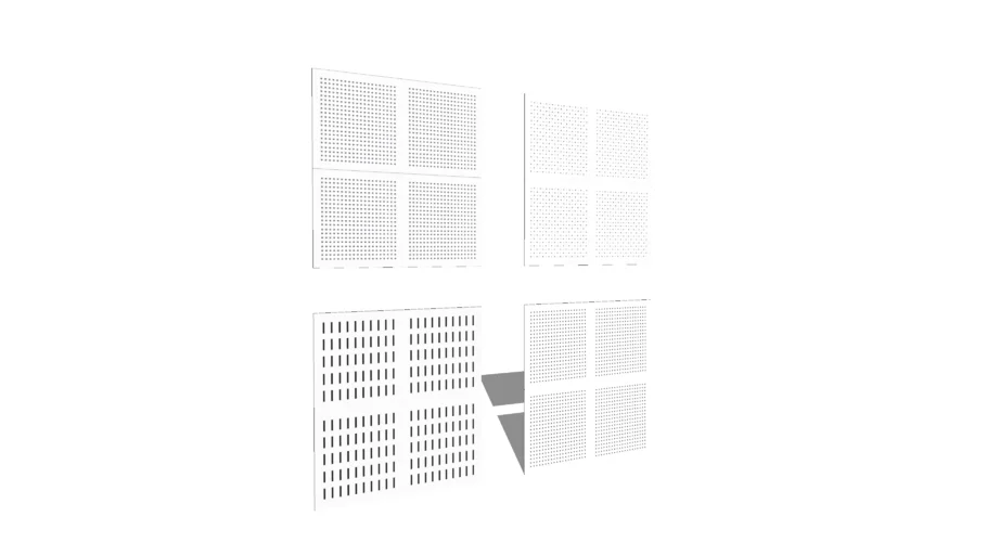 Acoustic Gypsum Ceiling Tile Model by Pooh