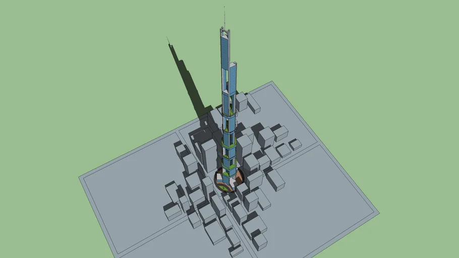 Vertical City Tower - Taller than the Burj