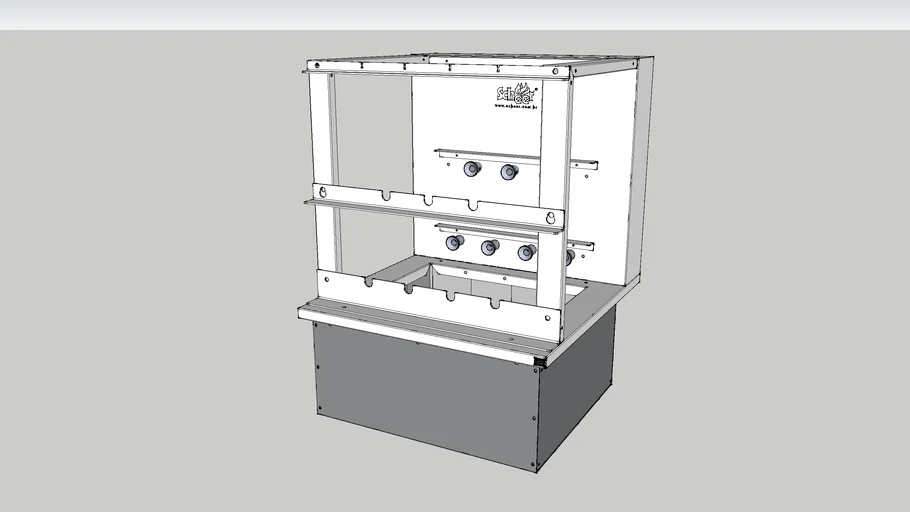 Churrasqueira Cooktop 585 x 410