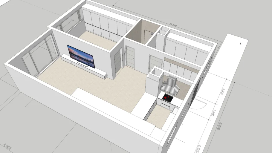 Apartment unit interior , 아파트 단위세대 인테리어