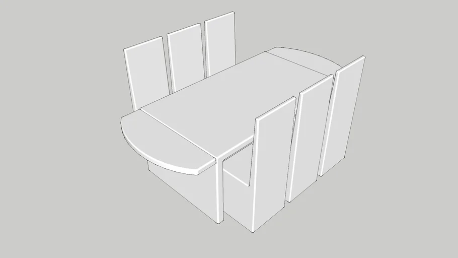 set meja makan