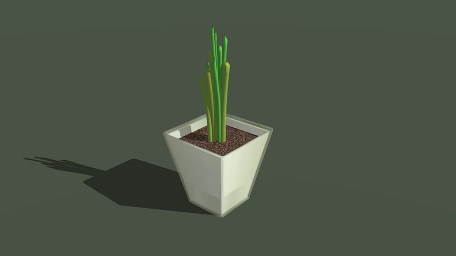 Modern flower pot