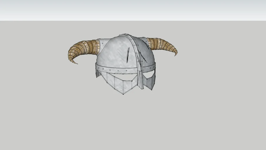Iron Horned Dovahkiin's Helm
