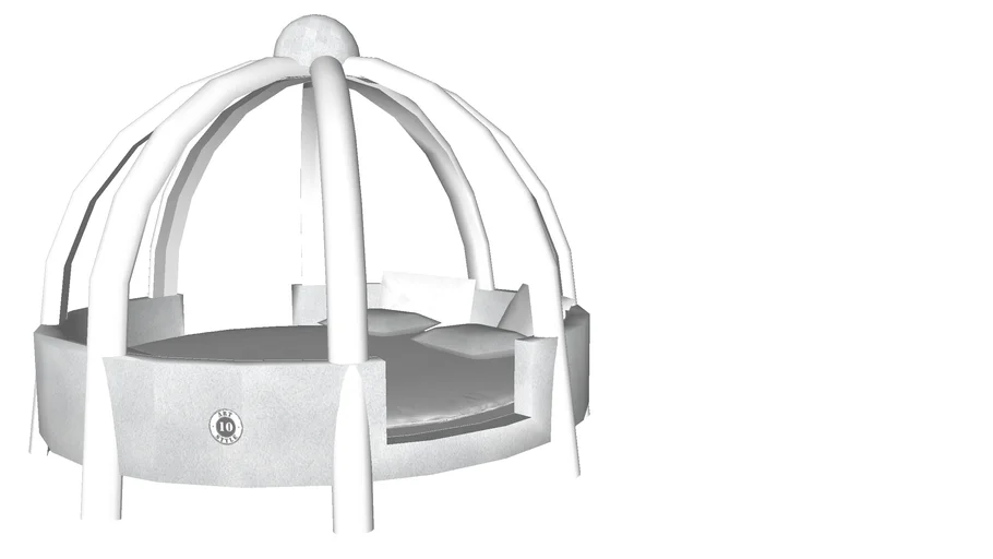 GAZEBO BED WHITE