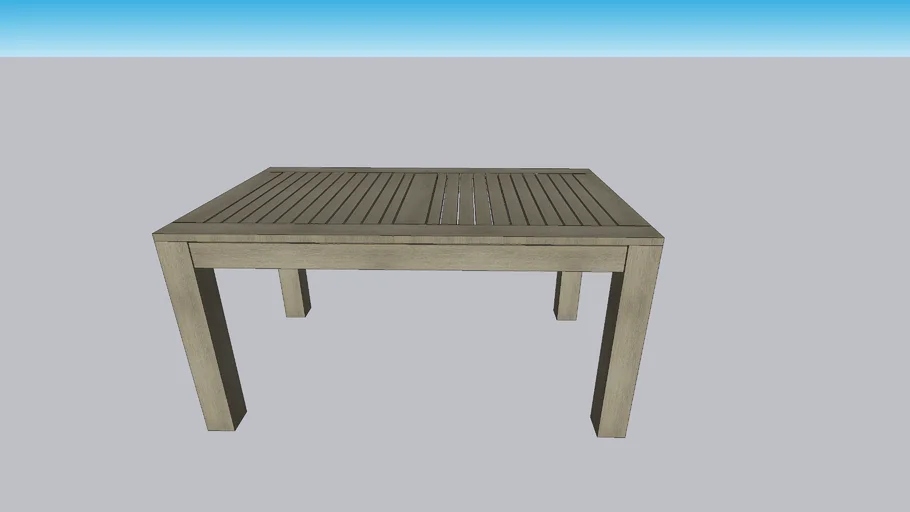 Table indio Pottery barn