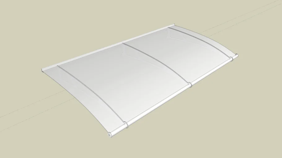 02 Lightline® Door Canopy - 1900 Curve