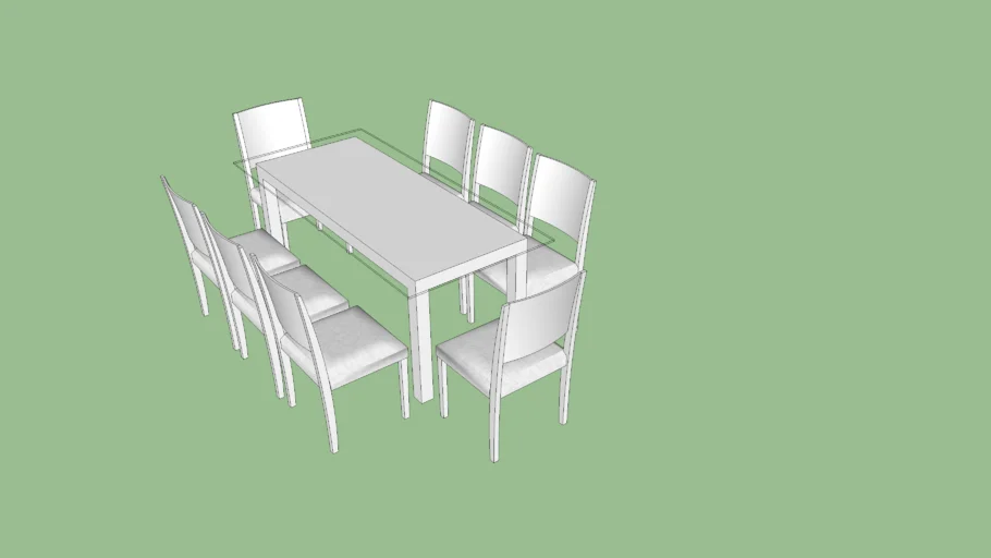 DINING TABLE | 3D Warehouse