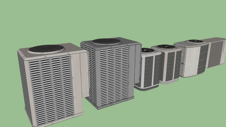 Small roof air conditioning set