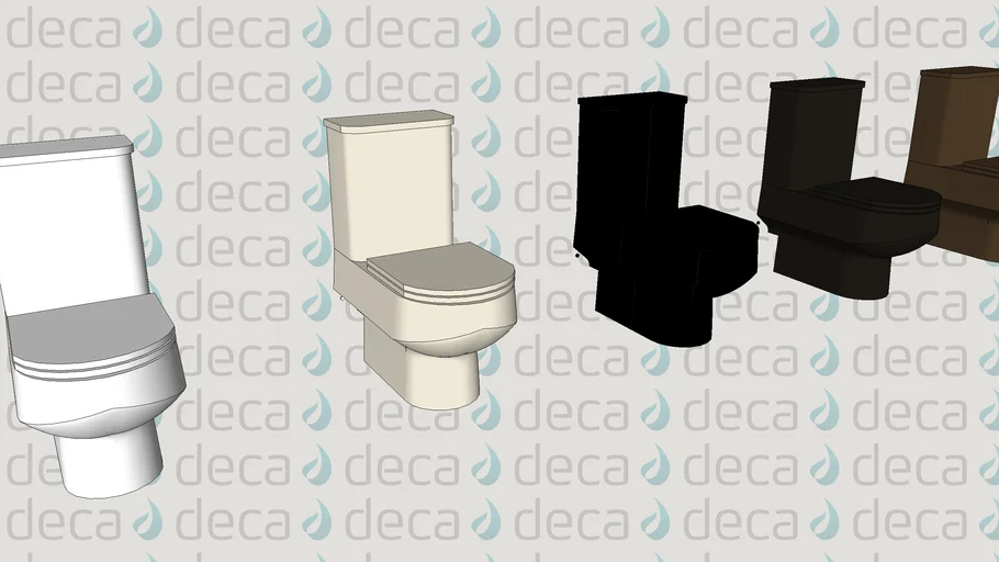Deca Bacia Sanitaria Carrara Código P.606 Caixa Acoplada