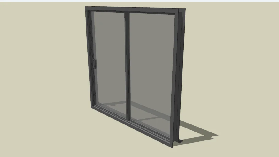 7'x6'8" exterior sliding glass door