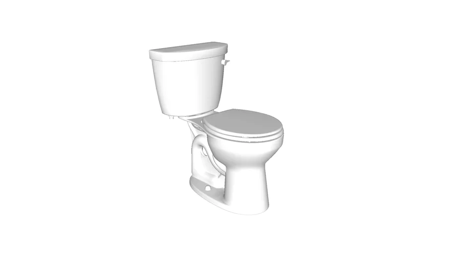 K-31641-RA Cimarron(R) Comfort Height(R) two-piece round-front 1.28 gpf chair height toilet