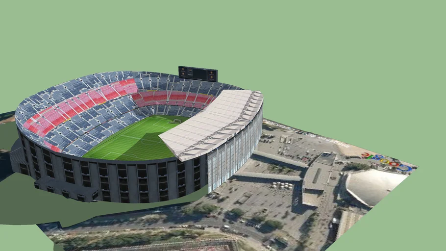 Camp Nou Stadium En Barcelona