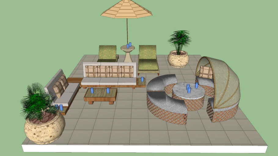 MUEBLES PARA EXTERIORES