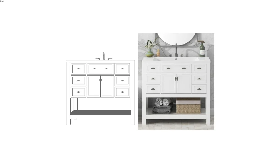 Merax 36'' Bathroom Vanity AMAZON