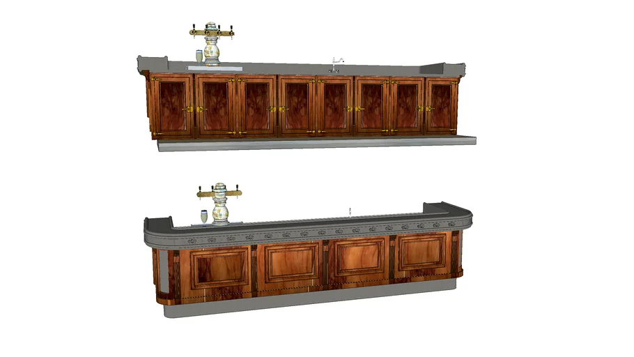 Old bar counter