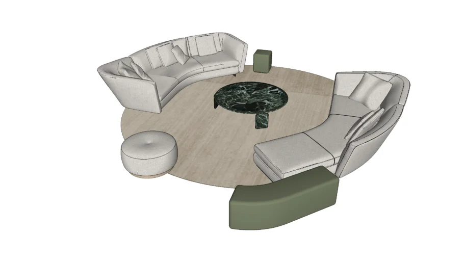 Seymour Sofa by Minotti