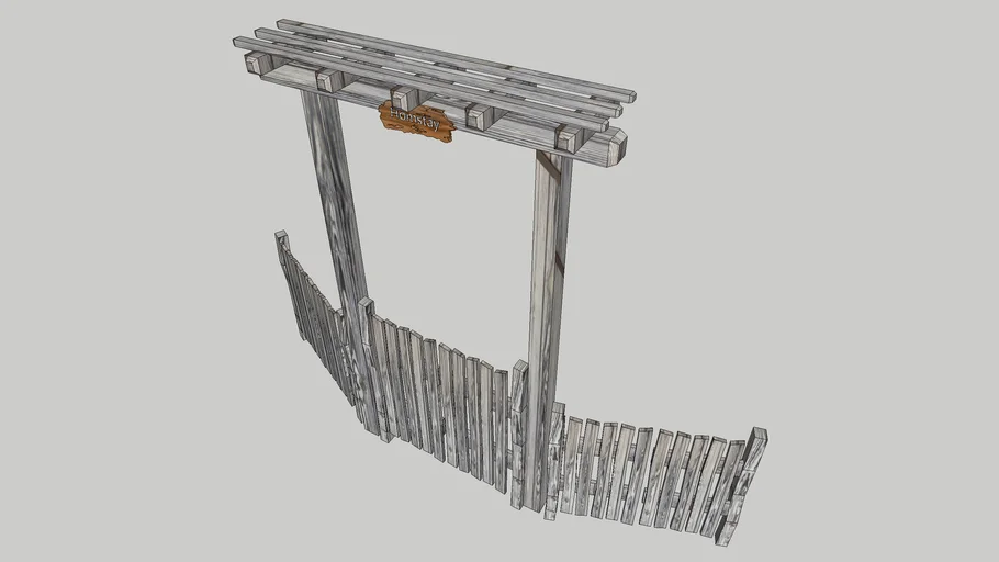 CỔNG GỖ CAO