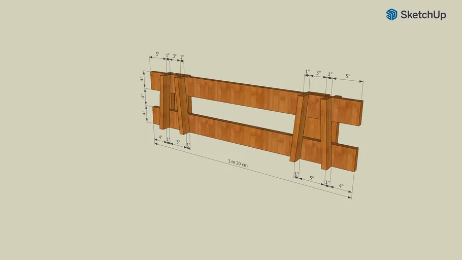 Guitar and Bass Wall Mounted Stand