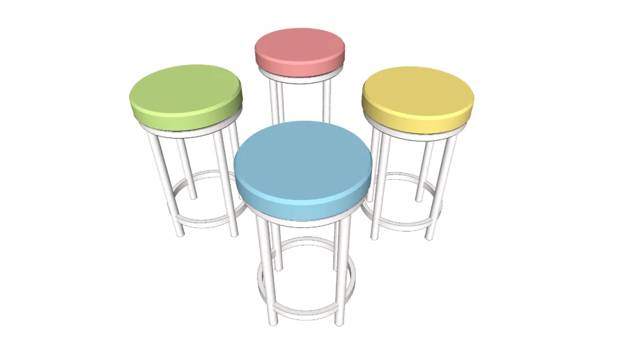 Colorful Simple Stools