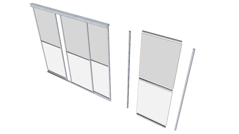 sliding  wardrobe door system