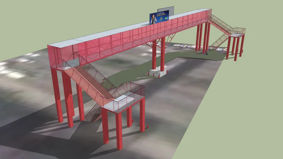 Puente Peatonal en la Autopista al Aeropuerto