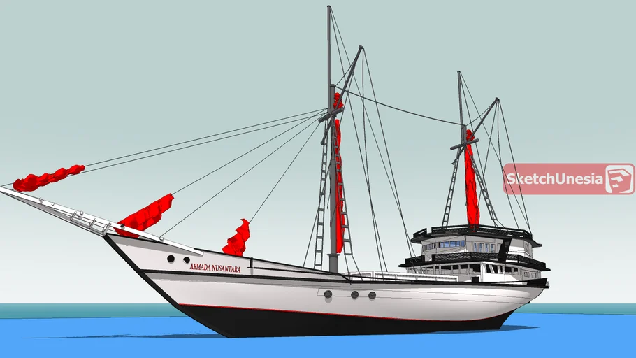 Model Kapal Pinisi