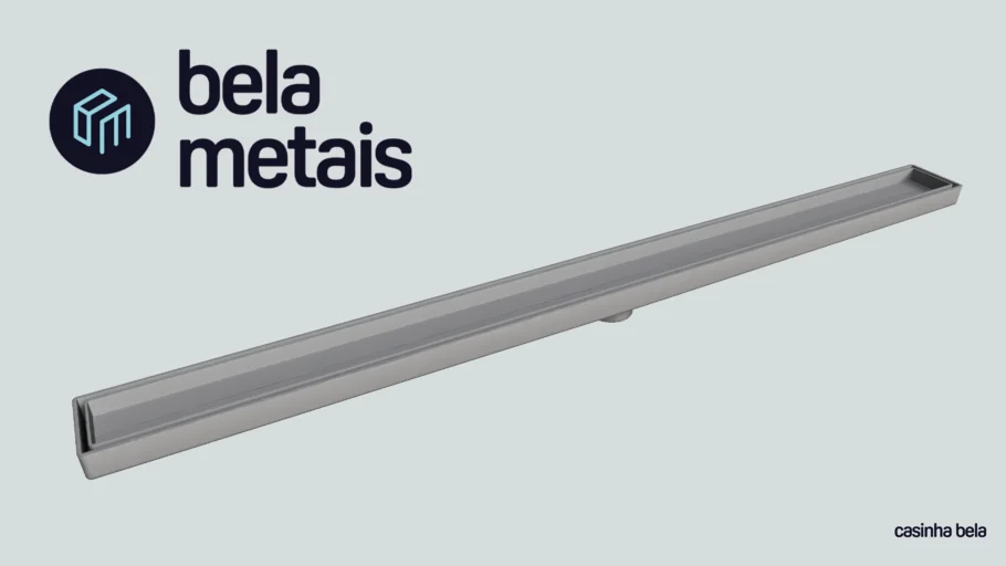 Ralo Linear Oculto 5x90 cm Cinza (RL15)
