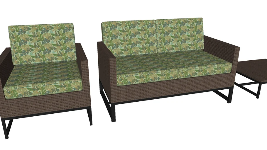 Poltrona e Sofé de Vime