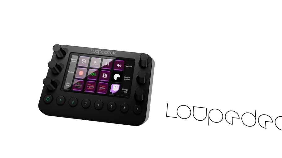 Loupedeck Live Console - Model - 3D Warehouse