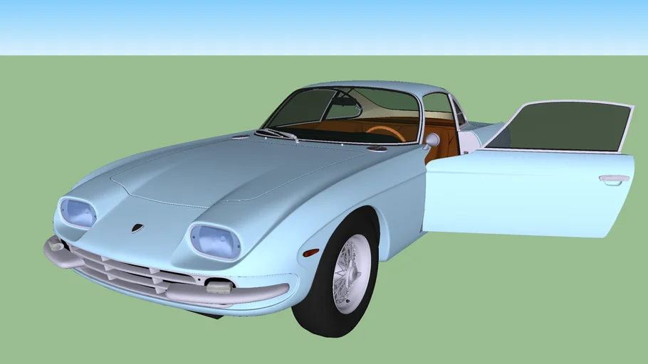 Lambo 400GT 3d model