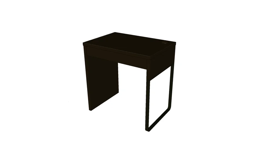 IKEA MICKE Small Desk, black-brown