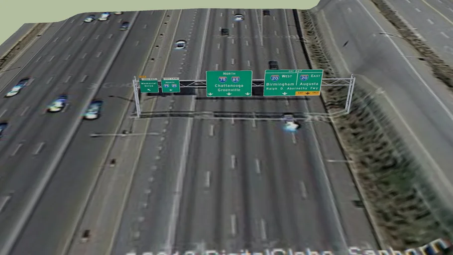 Exit 247 of I-75 in Georgia Northbound