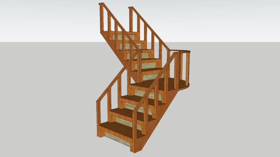 Escalera de madera